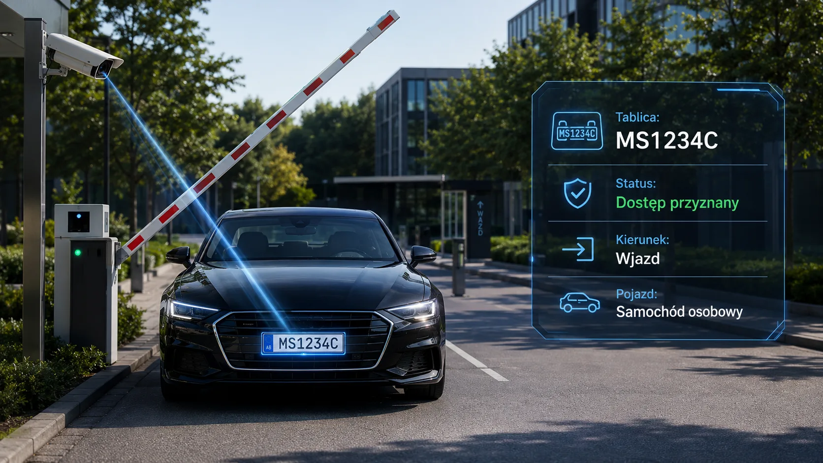 Podgląd modułu Rozpoznawanie tablic rejestracyjnych
